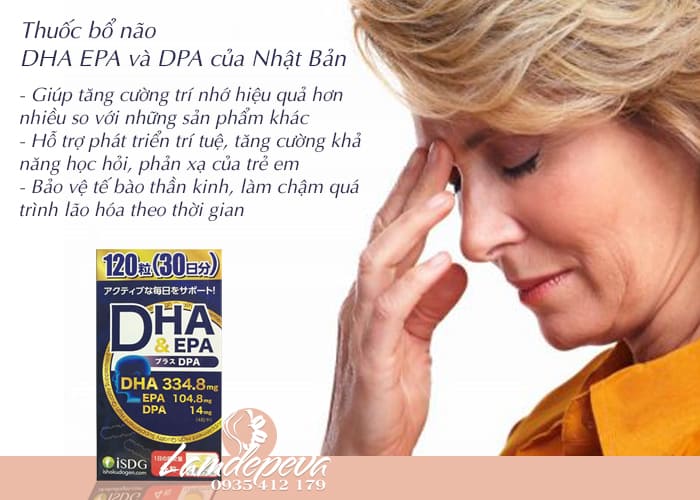 Viên uống bổ sung DHA, EPA & DPA hộp 120 viên của Nhật 2