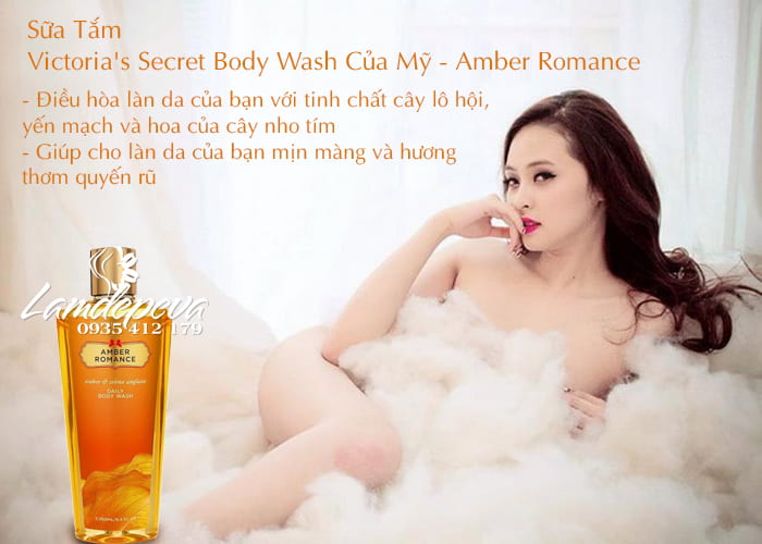 Sữa Tắm Victoria's Secret Amber Romance 250ml Của Mỹ 2