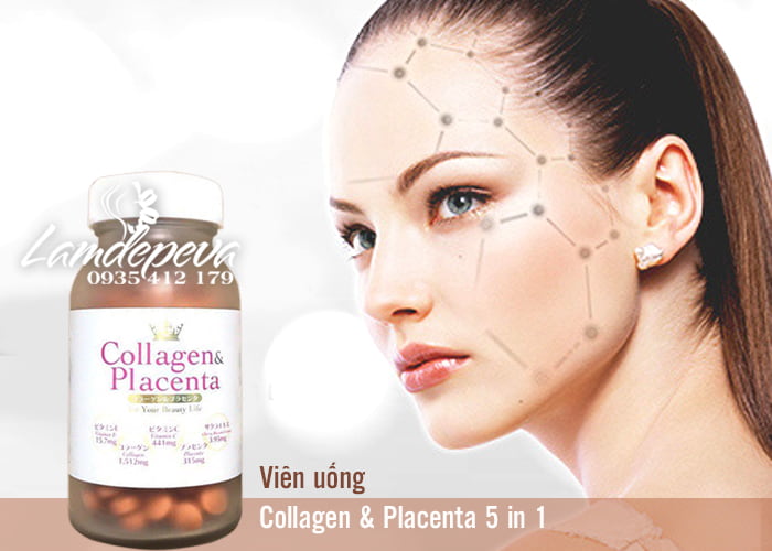 Viên uống Collagen & Placenta 270 viên chính hãng Nhật Bản 1 Viên uống Collagen & Placenta 270 viên chính hãng Nhật Bản 1