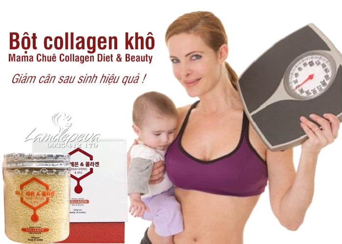 Bột collagen khô Mama Chuê Collagen Diet & Beauty Hàn Quốc 2