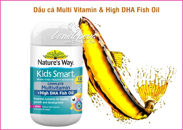 Dầu cá Multi Vitamin & High DHA Fish Oil chính hãng của Úc 1