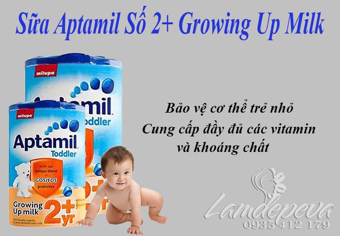 Sữa Aptamil Số 2+ Growing Up Milk Của Anh- Hộp 900g1