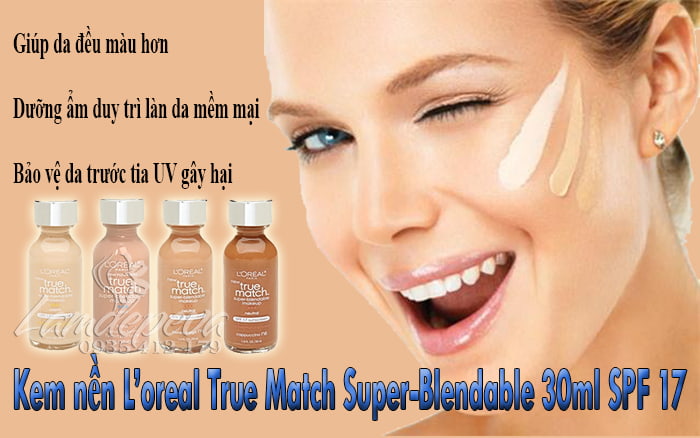 Kem nền L’oreal True Match Super-Blendable 30ml SPF 173