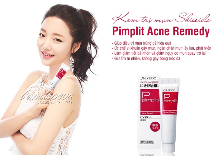 Kem trị mụn Shiseido Pimplit Acne Remedy 18g của Nhật 2