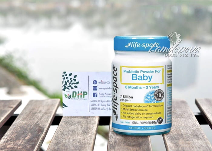 Men vi sinh Probiotic Powder For Baby 40g Life Space Úc 9
