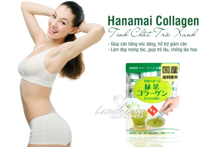 Hanamai Collagen Tinh Chất Trà Xanh Của Nhật Bản 7