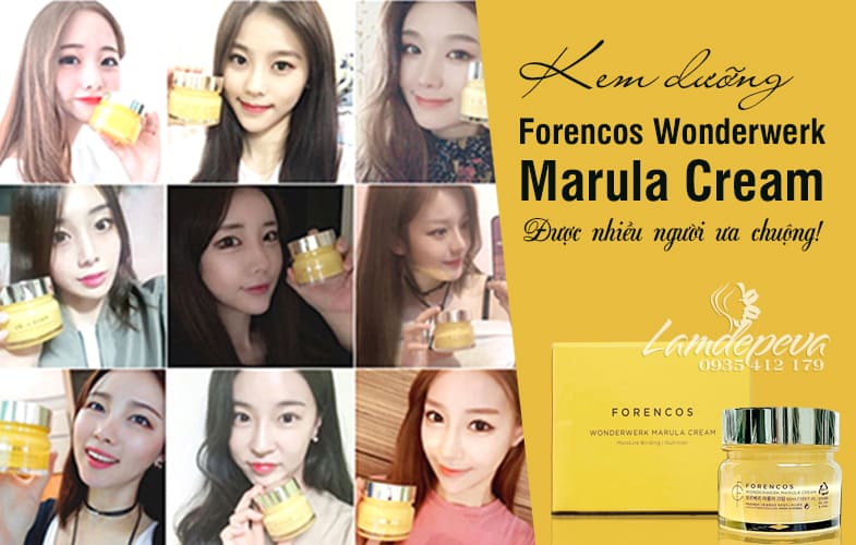 Kem dưỡng Forencos Wonderwerk Marula Cream Hàn Quốc 6