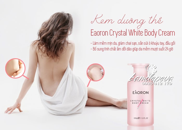 Kem dưỡng thể Eaoron Crystal White Body Cream chính hãng Úc 1