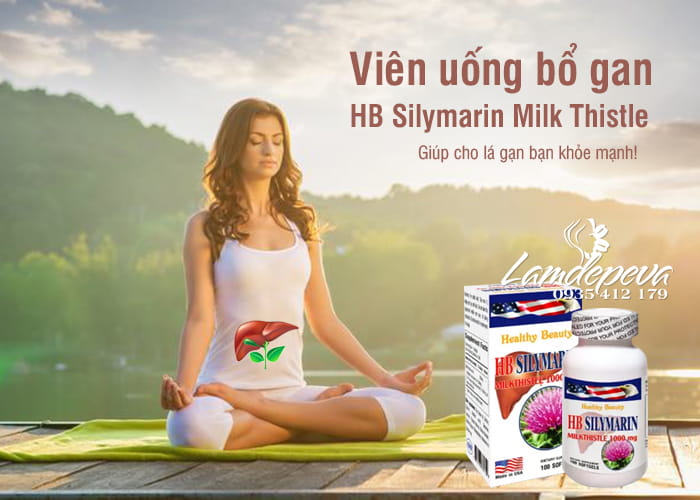 Viên uống bổ gan HB Silymarin Milk Thistle 1000mg 100 viên 1