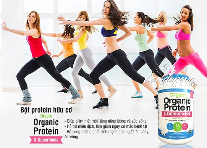 Bột đạm hữu cơ Orgain Organic Protein & Superfoods Vani 1224g 9