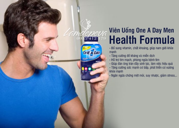 Vitamin cho nam giới ONE A DAY Men's Health Formula 300 viên của Mỹ 7