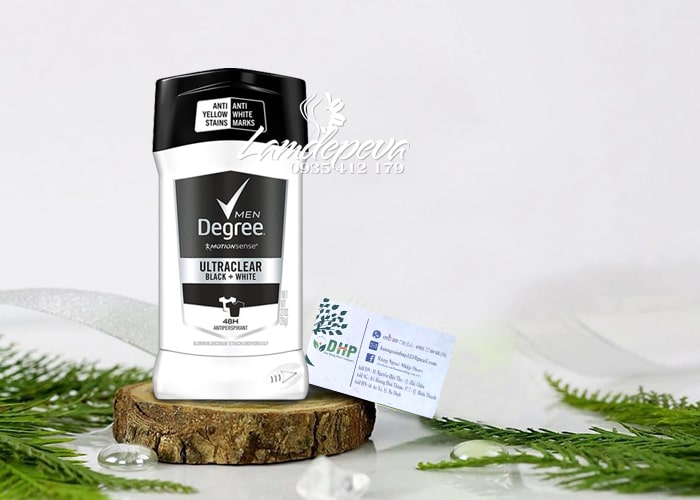 Lăn khử mùi nam Degree Ultraclear Black + White 76g của Mỹ  8