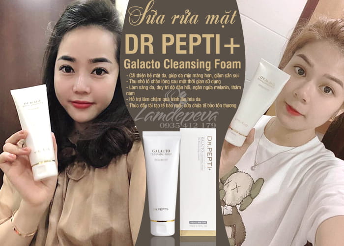 Sữa rửa mặt Dr Pepti+ Galacto Cleansing Foam 110ml Hàn Quốc 8