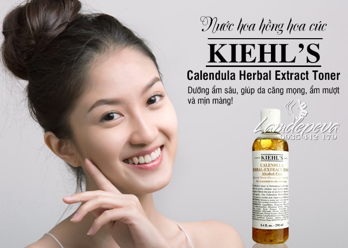 Toner hoa cúc Kiehl's 250ml Calendula Herbal Extract của Mỹ 9