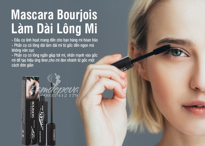 Mascara Bourjois Của Pháp Làm Dài Lông Mi- Tuýp 10ml 8