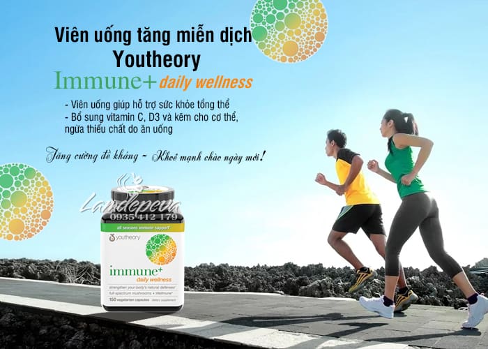 Viên uống tăng miễn dịch Youtheory Immune+ 150 viên của Mỹ  7