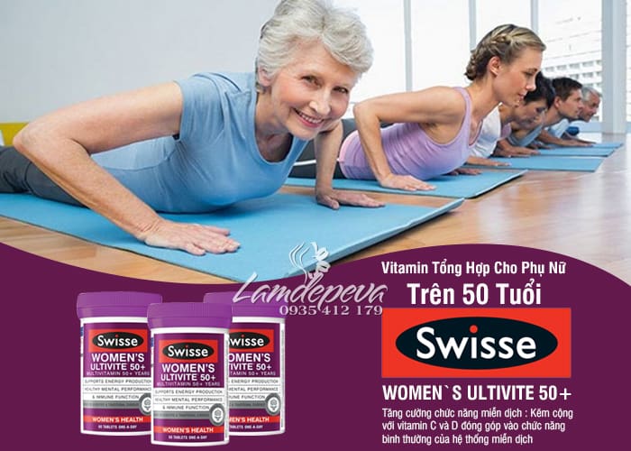 Vitamin tổng hợp cho nữ Swisse Women’s Ultivite 50+ 60 viên 2
