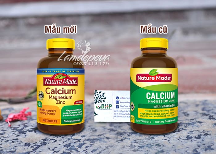 Viên Bổ Sung Calcium With Vitamin D Của Nature Made Mỹ - 300 Viên 3