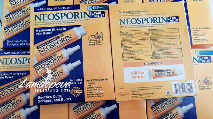 Thuốc mỡ Neosporin 3 pack chống nhiễm trùng, trị vết thương 2
