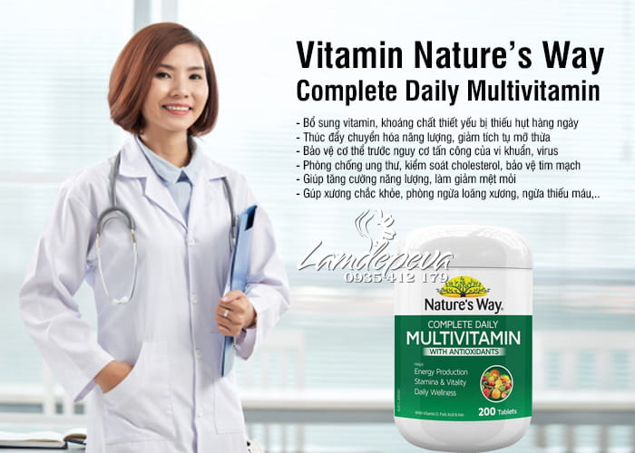 Vitamin tổng hợp Nature’s Way Complete Daily Multivitamin 5