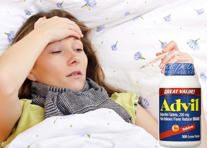 Viên uống giảm đau hạ sốt Advil 300 viên hàng Mỹ