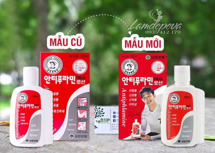 Dầu Nóng Xoa Bóp Antiphlamine Hàn Quốc Trị Bong Gân Hiệu Quả Eva