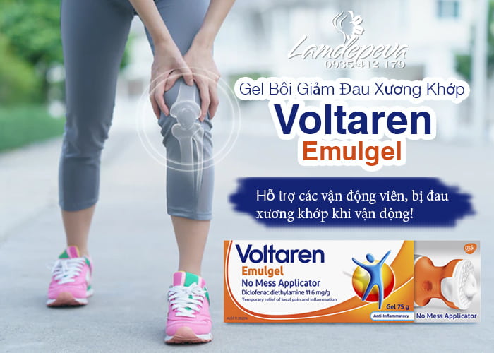 Gel bôi Voltaren Emulgel 75g của Thụy Sĩ giảm đau nhức 33