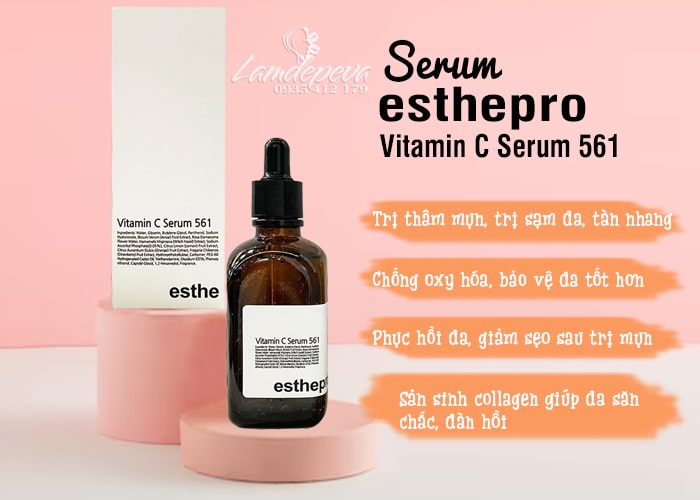 Tinh chất trắng da Esthepro Vitamin C Serum 561 Hàn Quốc 7