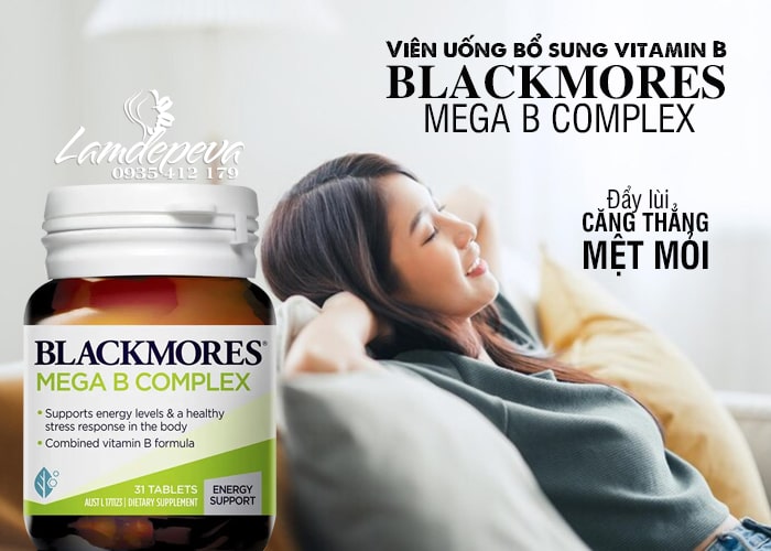 Viên uống vitamin B tổng hợp Blackmores Mega B Complex 31 viên 23