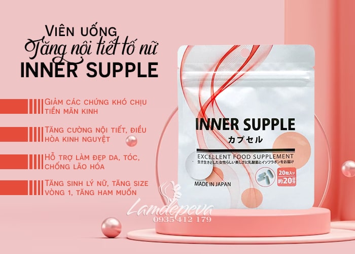Viên uống nội tiết Inner Supple của Nhật Bản gói 20 viên 1