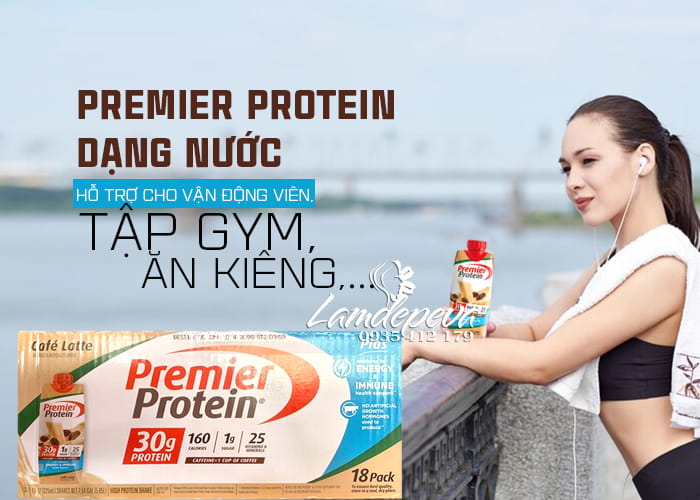 Thức uống dinh dưỡng Premier Protein 30g thùng 18 hộp của Mỹ 1