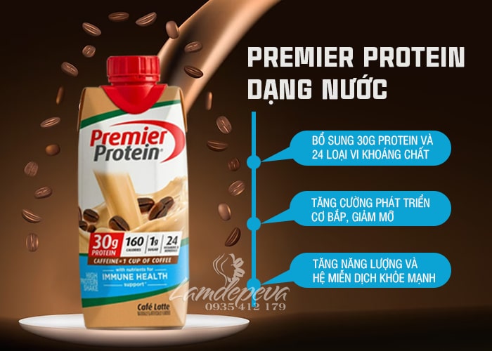 Thức uống dinh dưỡng Premier Protein 30g thùng 18 hộp của Mỹ 6