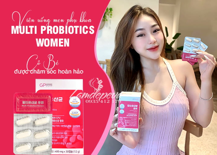 Viên uống phụ khoa Multi Probiotics Women 30 viên Hàn Quốc 1