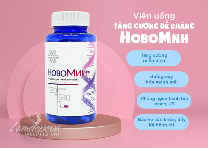 Viên uống HoboMNH của Nga 120 viên hỗ trợ miễn dịch 89