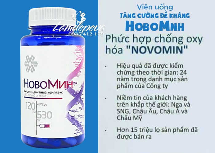 Viên uống HoboMNH của Nga 120 viên hỗ trợ miễn dịch 3