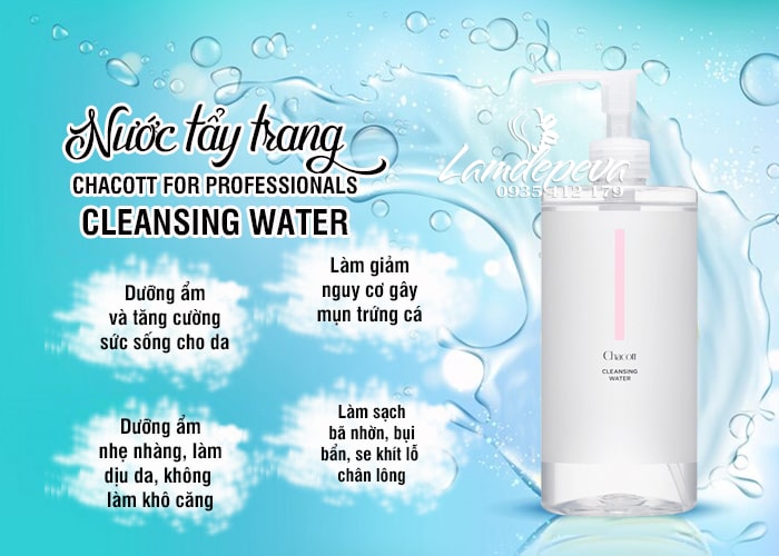 Nước tẩy trang Chacott For Professionals Nhật Bản chính hãng 78