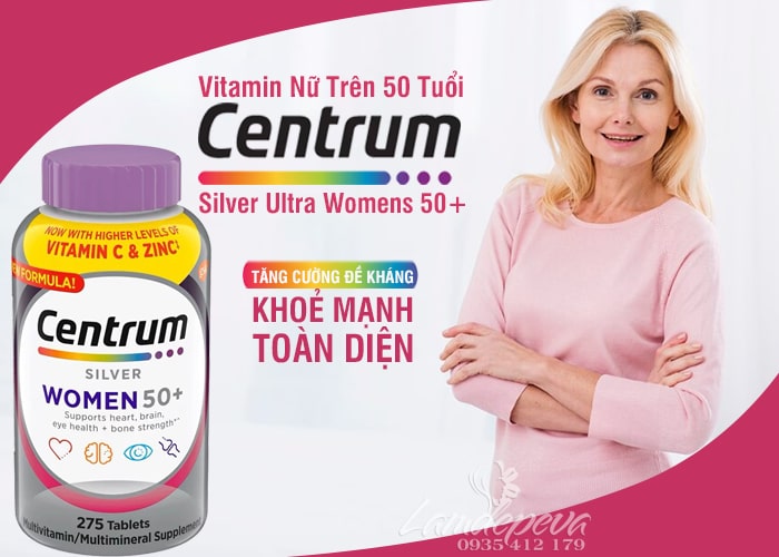 Viên Vitamin Cho Phụ Nữ Centrum Silver Women 50+ Của Mỹ 250 viên 1