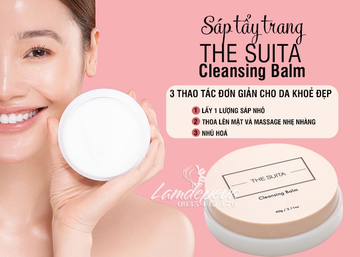 Sáp tẩy trang rửa mặt The Suita Cleansing Balm Nhật Bản 2