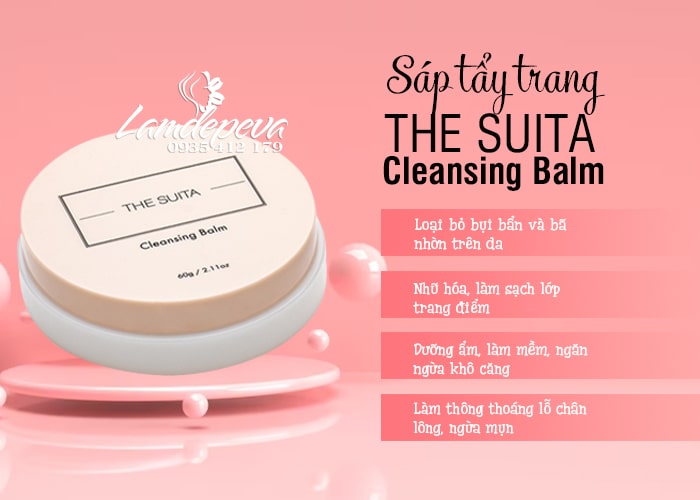 Sáp tẩy trang rửa mặt The Suita Cleansing Balm Nhật Bản 67