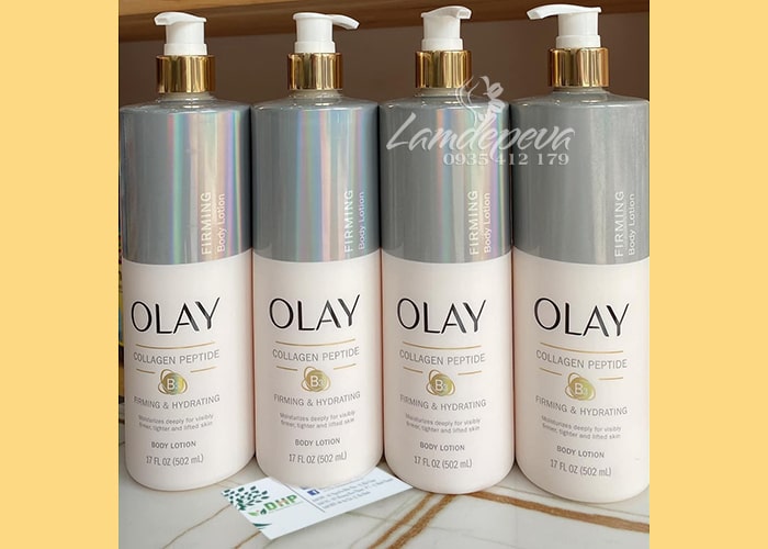 Dưỡng thể Olay Collagen B3 Firming Hydrating của Mỹ 34