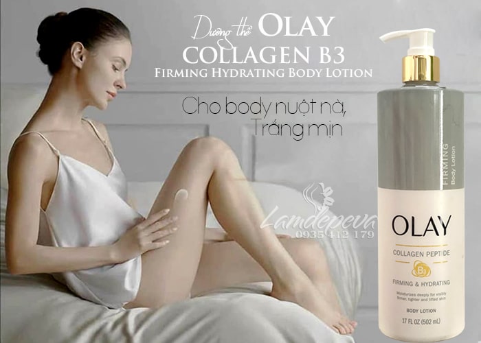 Dưỡng thể Olay Collagen B3 Firming Hydrating của Mỹ 78