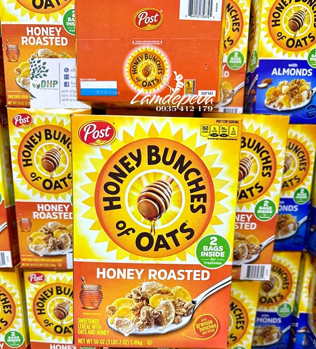 Ngũ cốc yến mạch mật ong Post Honey Bunches Of Oats 9