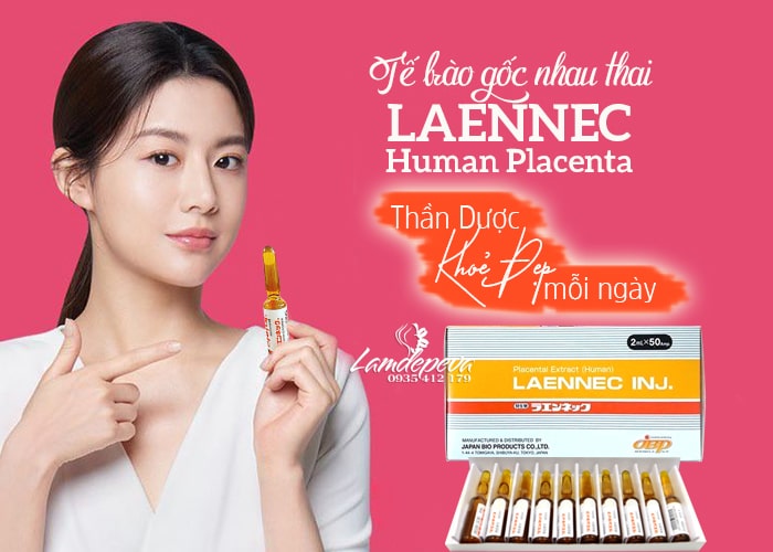 Tế bào gốc nhau thai tươi Laennec Human Placenta 50 ống 23