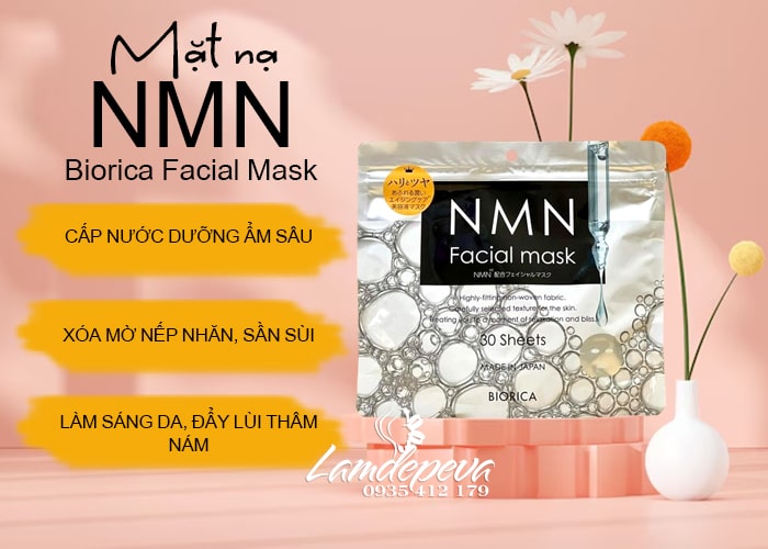 Mặt nạ NMN Facial Mask Biorica 30 miếng của Nhật Bản  34