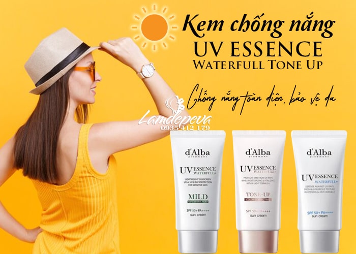 Kem chống nắng D’Alba UV Essence Waterfull Hàn Quốc 45