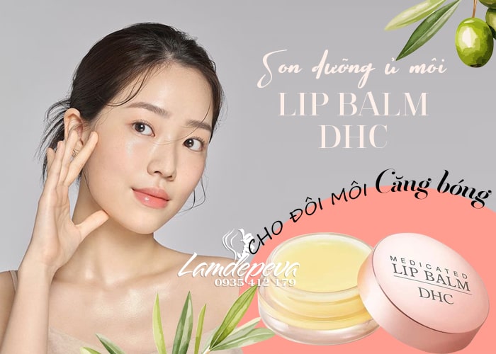 Son dưỡng môi dạng hũ DHC Lip Balm của Nhật Bản 7.5g 23