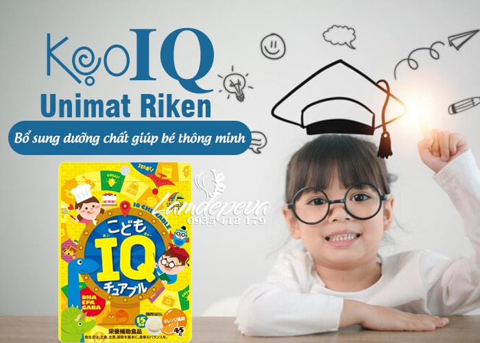 Kẹo IQ Unimat Riken 45 viên của Nhật Bản cho bé từ 3 tuổi 34