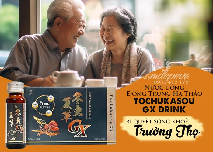 Nước uống đông trùng hạ thảo Tochukasou GX Drink 10 chai 56