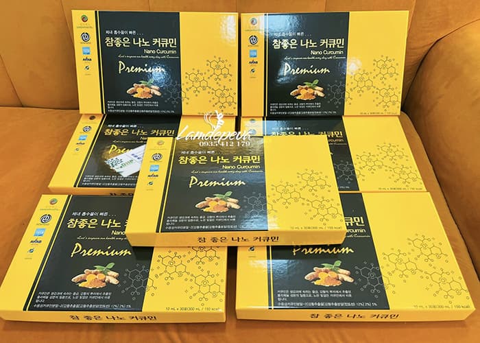 Tinh chất nghệ nano Curcumin Premium Samjin Health Hàn Quốc 4