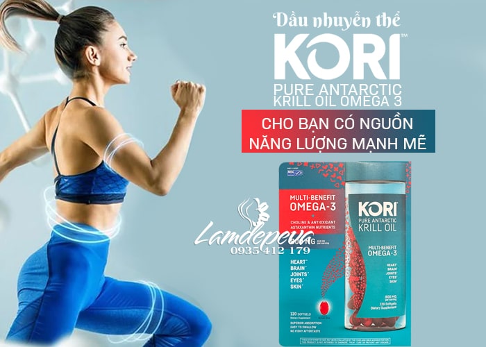 Dầu nhuyễn thể Kori Krill Oil Multi-Benefit Omega 3 của Mỹ 34